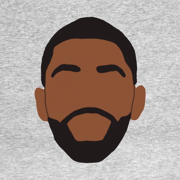 Kyrie Irving Face Art by xRatTrapTeesx